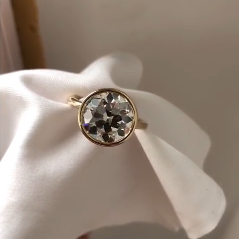 ❌SOLD Old European Cut Lab Diamond Ring